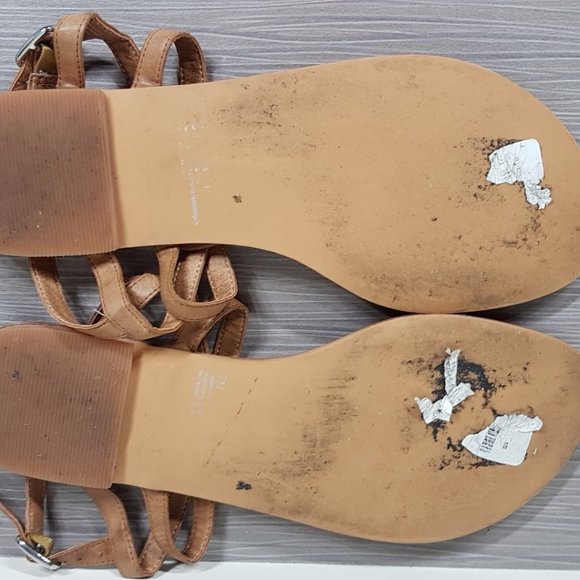 BP. 'Surf' Flat Sandal Camel Womens Size 7 M - Picture 8 of 9